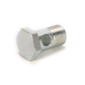 China factory PEHEL plated carbon steel metric Banjo Bolt 700M Fittings  DIN7643 With single hole half Thread